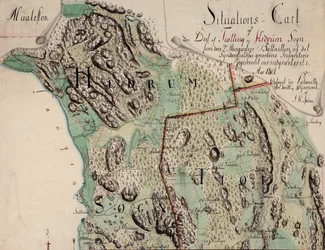 Map of Vestfold (1801)